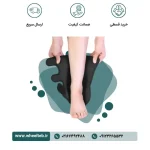 قوزک بند نئوپرن آتل دار - کد ۱۱۱۰۰ - Image 2