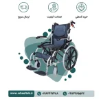ویلچر سبک و تاشو آلومینیومی 86320E  برند جی تی اس - Image 2